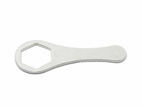 Combination hammer with wooden shaft and hammer head made of brass & plastic - Bild vergrern 