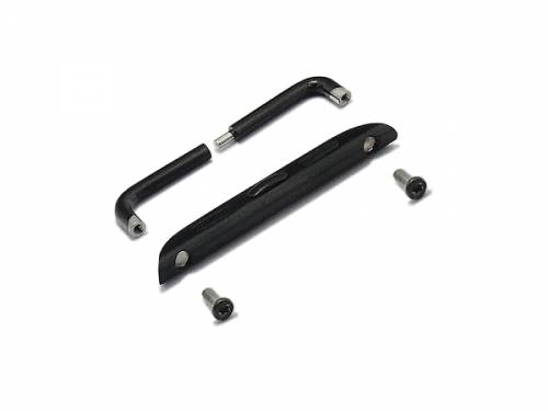 1 Paar Uhrenband-Adapter 42/44/45/49mm passend fr APPLE-Watches mit Schraubstegen schwarz fr Uhrband-Stegbreite 24 mm - Bild vergrern 