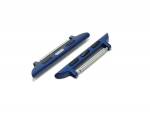 1 Paar Uhrenarmband-Adapter 42/44/45/49mm passend für APPLE-Watches blau für Uhrband-Stegbreite 22 mm