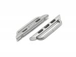 1 Paar Uhrenband-Adapter 42/44/45/49mm passend für APPLE-Watches mit Schraubstegen stahlfarben Uhrband-Stegbreite 24 mm
