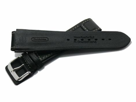 Watch strap 24mm black by Di-Modell -Chronissimo waterproof- (width of buckle 20 mm) - Bild vergr��ern 