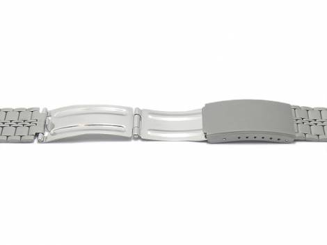 Watch band 18mm stainless steel titanium colored from Eichmueller - Bild vergr��ern 
