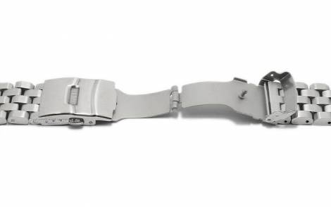 Watch strap 18mm stainless steel solid brushed with clasp by EICHMLLER - Bild vergrern 