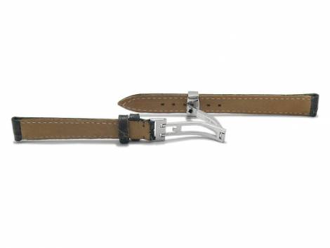 Flip clasp (HeKFS-03) 14mm stainless steel polished - Bild vergrern 
