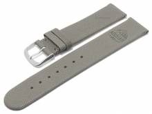 Meyhofer EASY-CLICK watch strap Zermatt - Motif Mountain 20mm grey brown goat leather grained (width of buckle 20 mm)