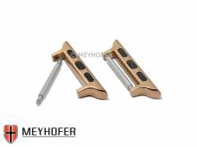 1 Pair adapter Cupertino 38/40mm rosé golden one pair for APPLE Smartwatches for lug width 22 mm by MEYHOFER