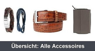 Schmuck, Geldbörsen, Schlüsselanhänger, Gürtel & weitere Accessoires