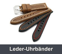 Uhrenarmband-Sortiment Leder