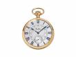 Mechanische Lepine-Taschenuhr goldfarben Ziffernblatt silberfarben von JEAN JACOT (*JT*TU*)