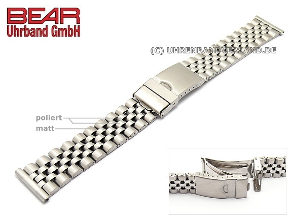 Jubilee style watch band Clearance