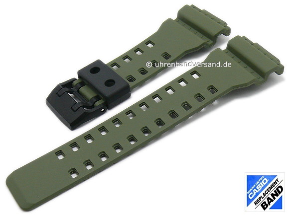 CASIO- replacement strap oliv green synthetic (10549322) for GA-700UC-3A