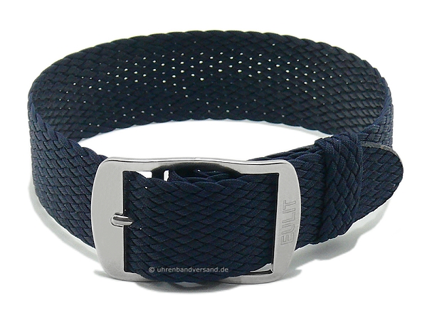 Buckle Eulit Perlon Strap EULIT Baltic Royal Blue Perlon Single