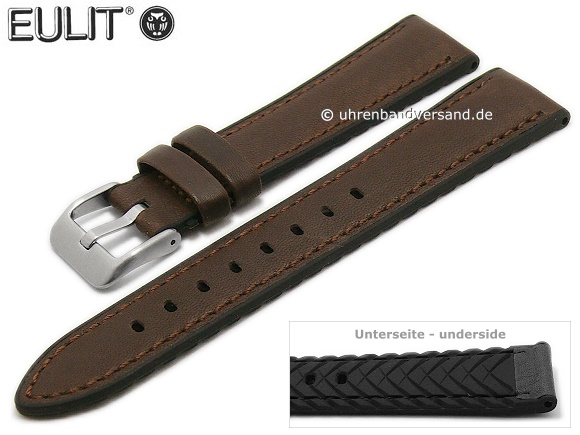 brown leather watch strap