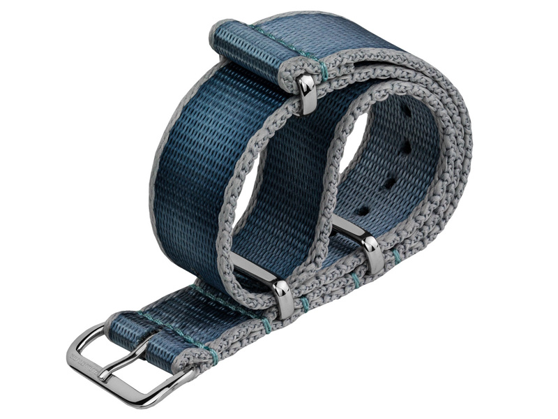 blue nylon watch strap
