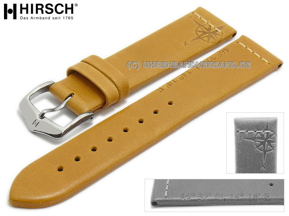 light brown leather watch strap