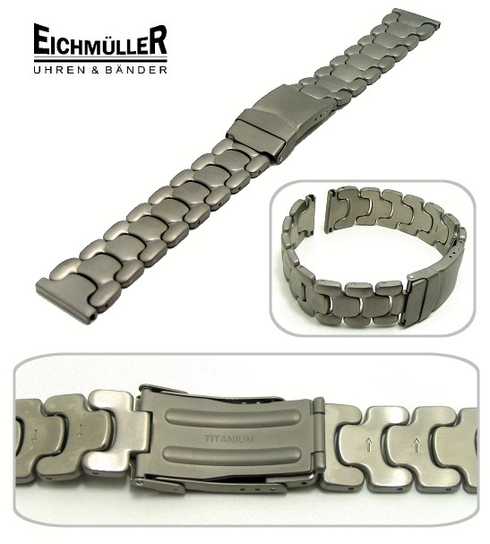 Watch band titanium 18mm