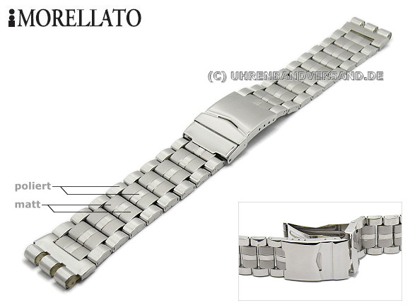 19mm stainless steel watch band