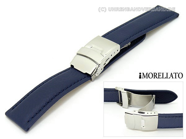 22mm blue watch strap