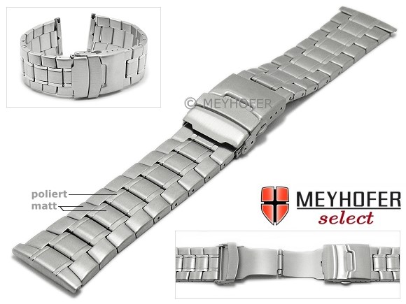 26mm stainless steel watch band