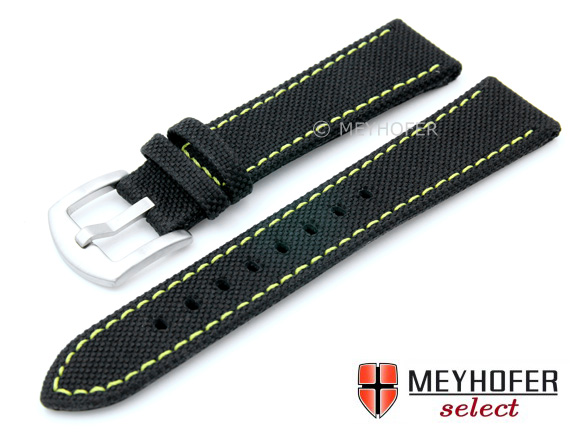 black canvas strap