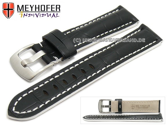 19mm alligator watch strap