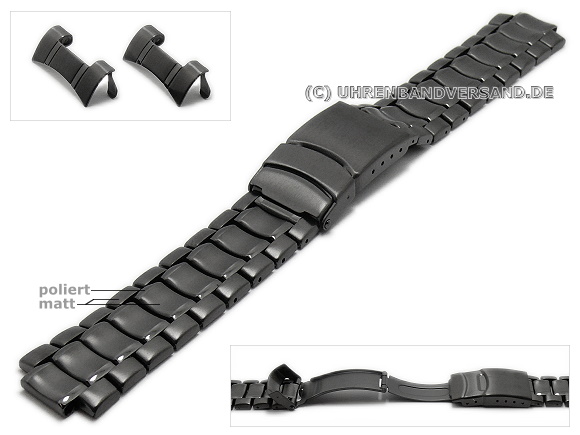 Watch strap Pb-MC472 20mm anthracite 