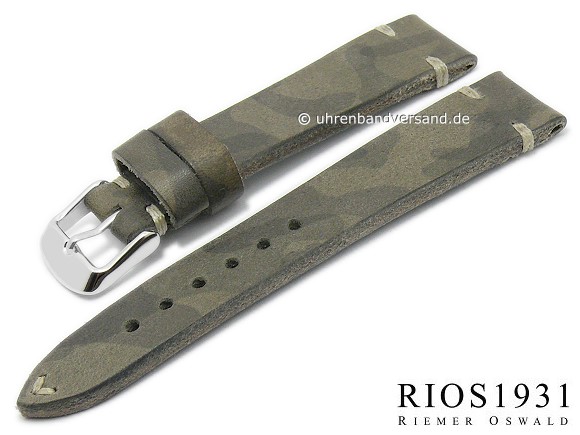 military leather watch strap