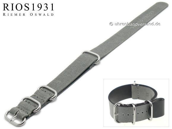 vintage canvas watch strap