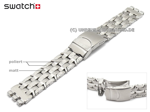 swatch chrono metal