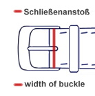 Measuring the width of buckle of your watch strap