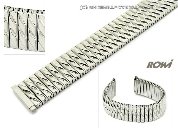 Rowi Bracelet Fixoflex S Plaqué Or 20Mm Correa Vintage NOS 38