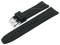 Basic-watch strap 20mm black silicone...