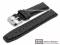 Watch strap 19mm black genuine shark...