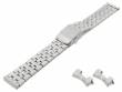 Watch strap (BrMA2106) 22mm stainless steel folded partly polished with multiple ends curved & straight by BEAR