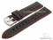 Watch strap 20mm black leather racing...