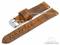 Watch strap 20mm brown leather alligator...