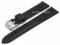 Watch strap 20mm black leather racing...
