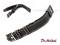 Watch band 22mm black/dark brown Di-Modell...