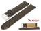 Watch band 18mm dark brown Di-Modell...
