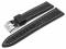 Watch strap Büffel 22mm black genuine...