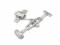 Butterfly clasp (EmBFS-73) 16mm stainless...
