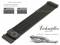 Watch strap 22mm black mesh fine structure...
