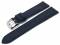 Watch strap 22mm dark blue VEGAN textile...