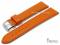 Watch strap XS 18mm orange leather smooth...