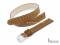 Watch strap 12mm light brown leather...