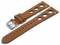 Watch strap 20mm light brown leather...