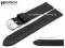 Watch strap Paul 24mm black leather/caoutchouc...