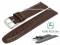 Watch strap 23mm dark brown leather...