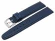Deluxe-Watch strap 21mm dark blue HORWEEN ESSEX leather KUKI-FLEX vegetable tanned by KUKI (width of buckle 18 mm)