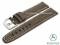 Watch strap 23mm dark brown leather...
